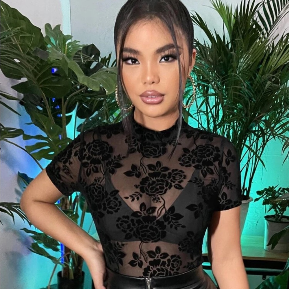 Shein Mesh Top